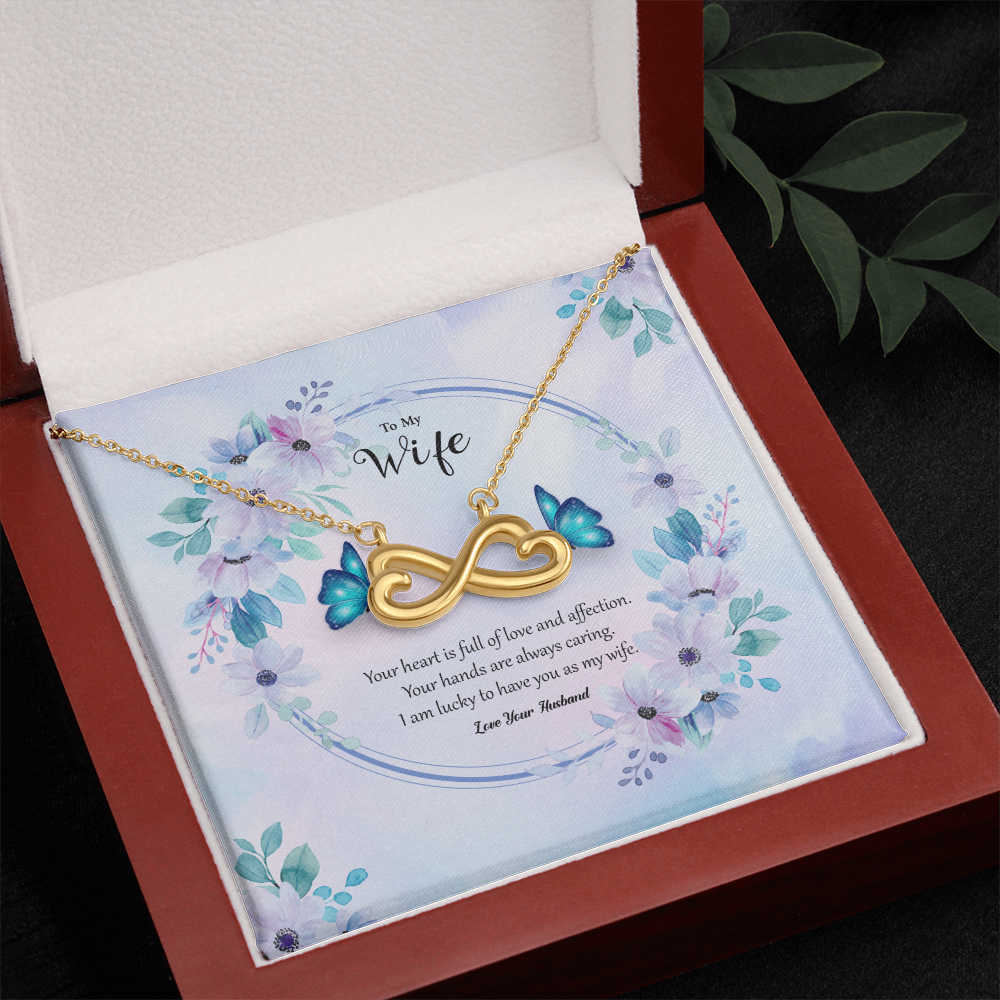 Endless Love Infinity Heart Necklace | Gift for Wife