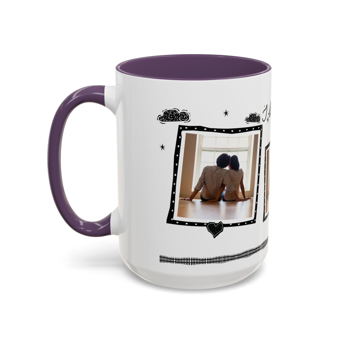 Personalized Photo Coffee Mug — I Love You Romantic Couples Gift | 11oz & 15oz