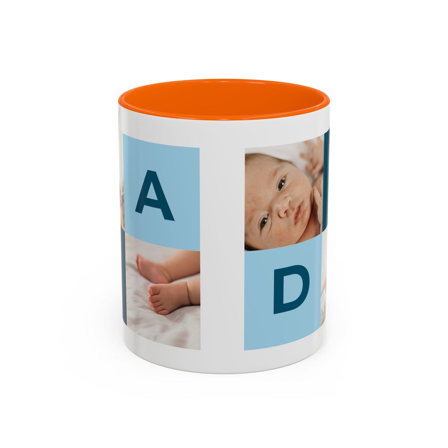 Personalized DAD Photo Collage Mug | Custom Father's Day Gift | 11oz & 15oz