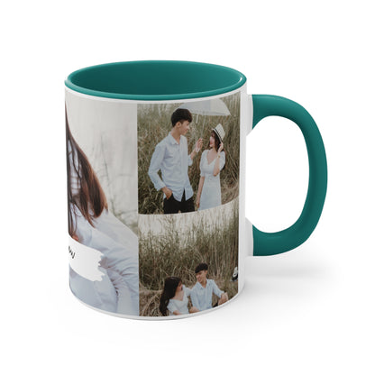 Me & You Photo Collage Mug | Personalized Couples Gift