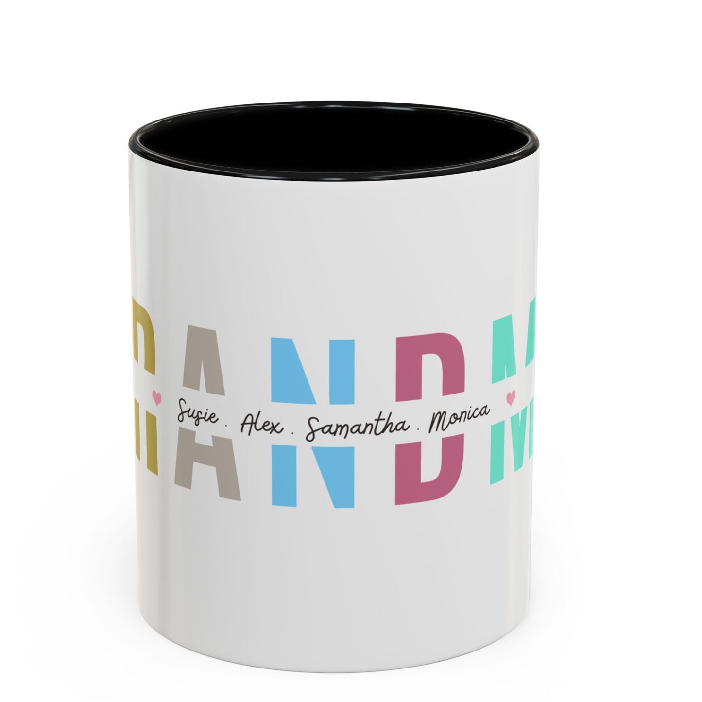 Personalized Grandma Mug with Grandkids Names — Custom Gift for Grandma | 11oz