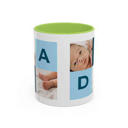 Personalized DAD Photo Collage Mug | Custom Father's Day Gift | 11oz & 15oz