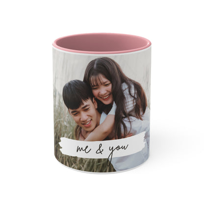 Me & You Photo Collage Mug | Personalized Couples Gift