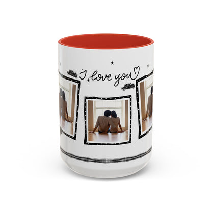 Personalized Photo Coffee Mug — I Love You Romantic Couples Gift | 11oz & 15oz