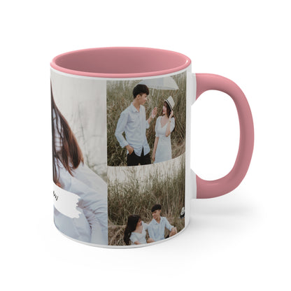 Me & You Photo Collage Mug | Personalized Couples Gift