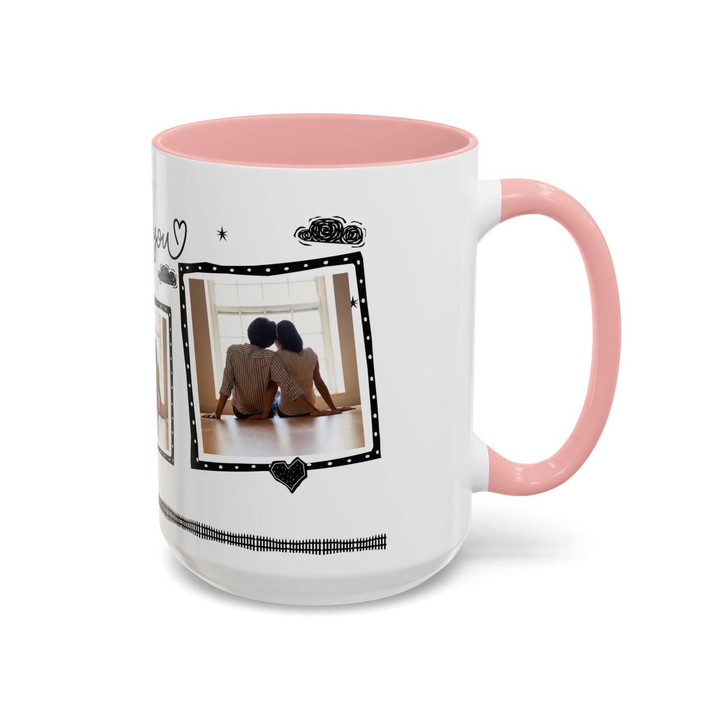 Personalized Photo Coffee Mug — I Love You Romantic Couples Gift | 11oz & 15oz