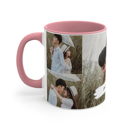 Me & You Photo Collage Mug | Personalized Couples Gift