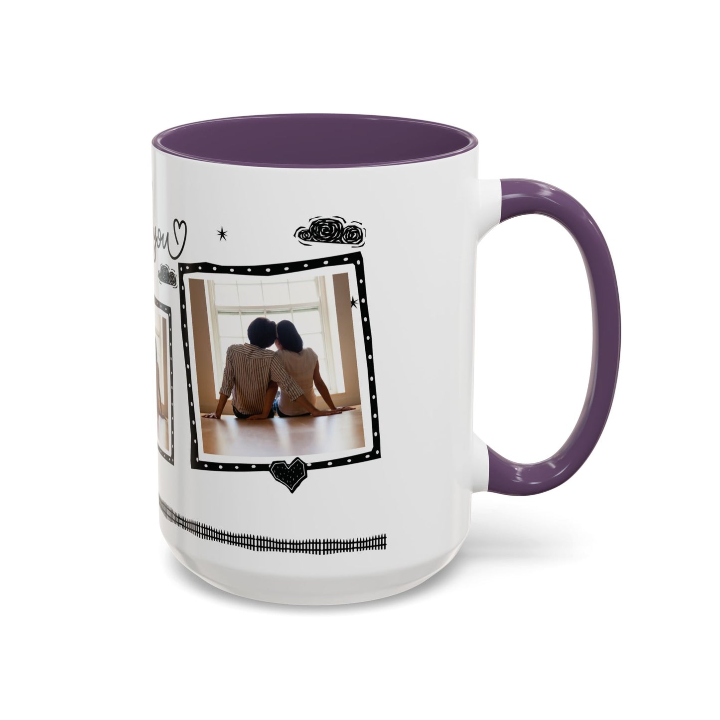 Personalized Photo Coffee Mug — I Love You Romantic Couples Gift | 11oz & 15oz