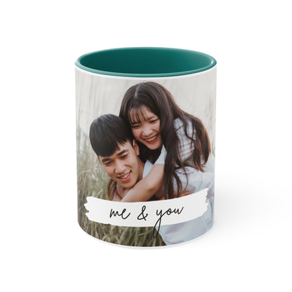 Me & You Photo Collage Mug | Personalized Couples Gift