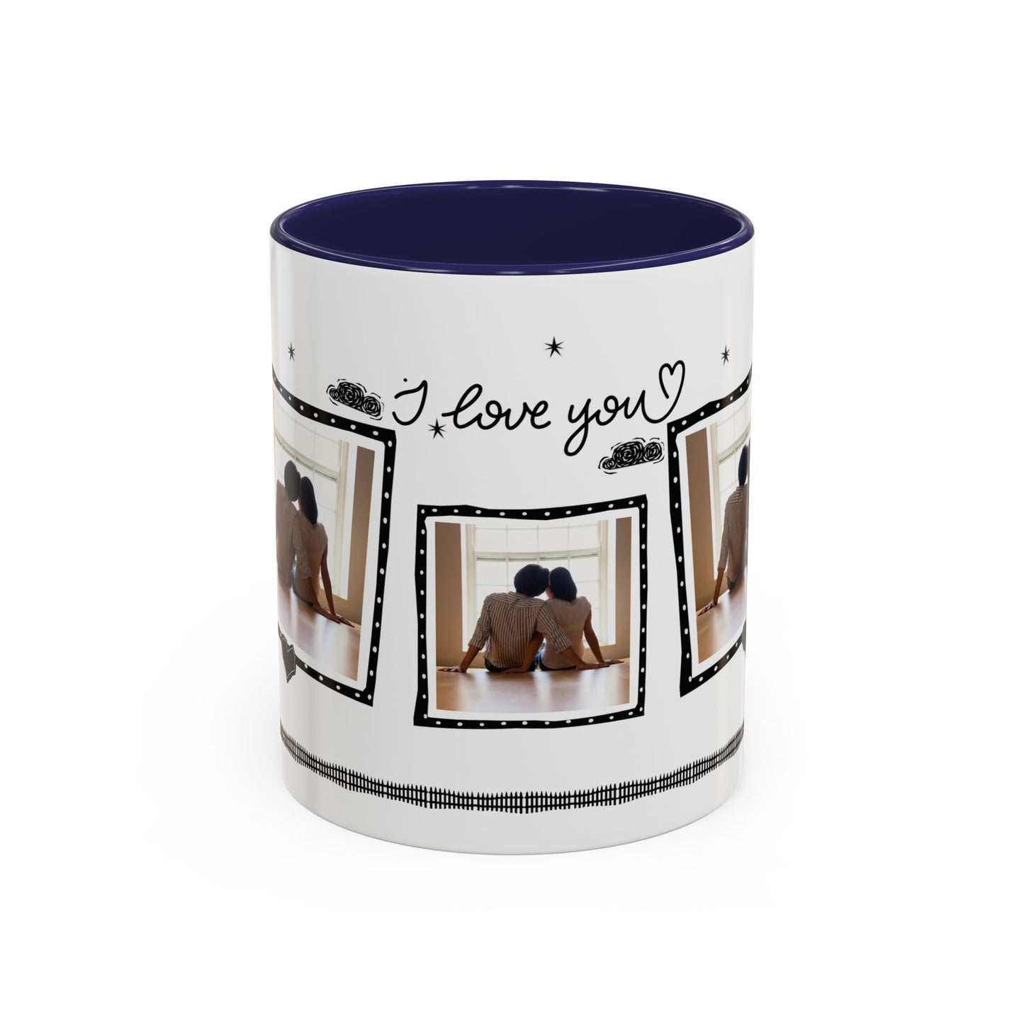 Personalized Photo Coffee Mug — I Love You Romantic Couples Gift | 11oz & 15oz