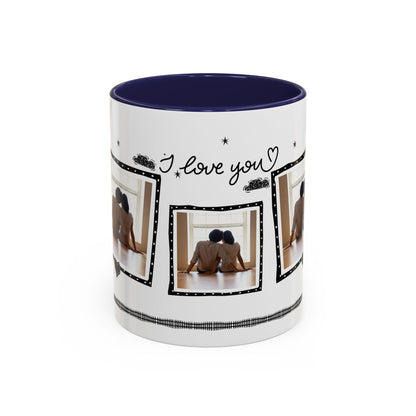 Personalized Photo Coffee Mug — I Love You Romantic Couples Gift | 11oz & 15oz