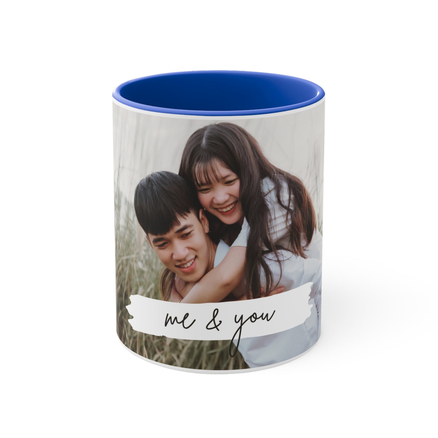 Me & You Photo Collage Mug | Personalized Couples Gift