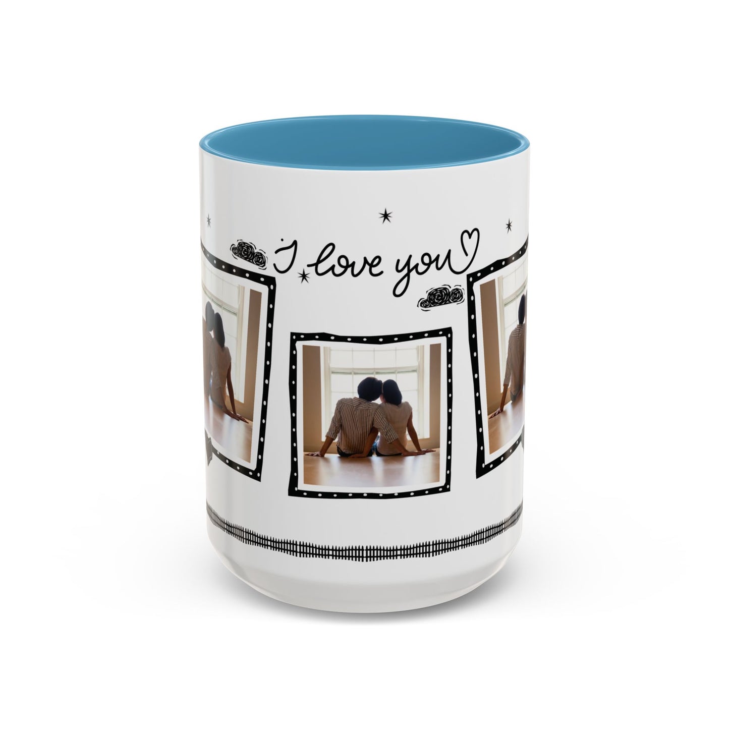 Personalized Photo Coffee Mug — I Love You Romantic Couples Gift | 11oz & 15oz