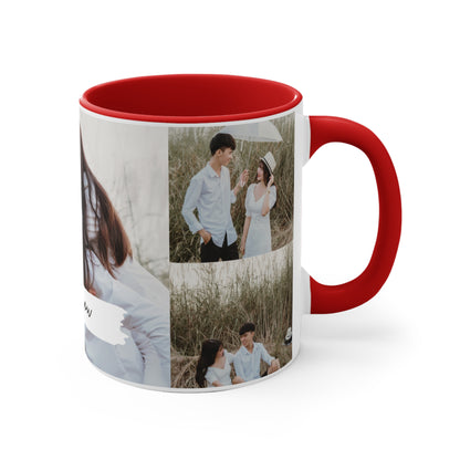 Me & You Photo Collage Mug | Personalized Couples Gift