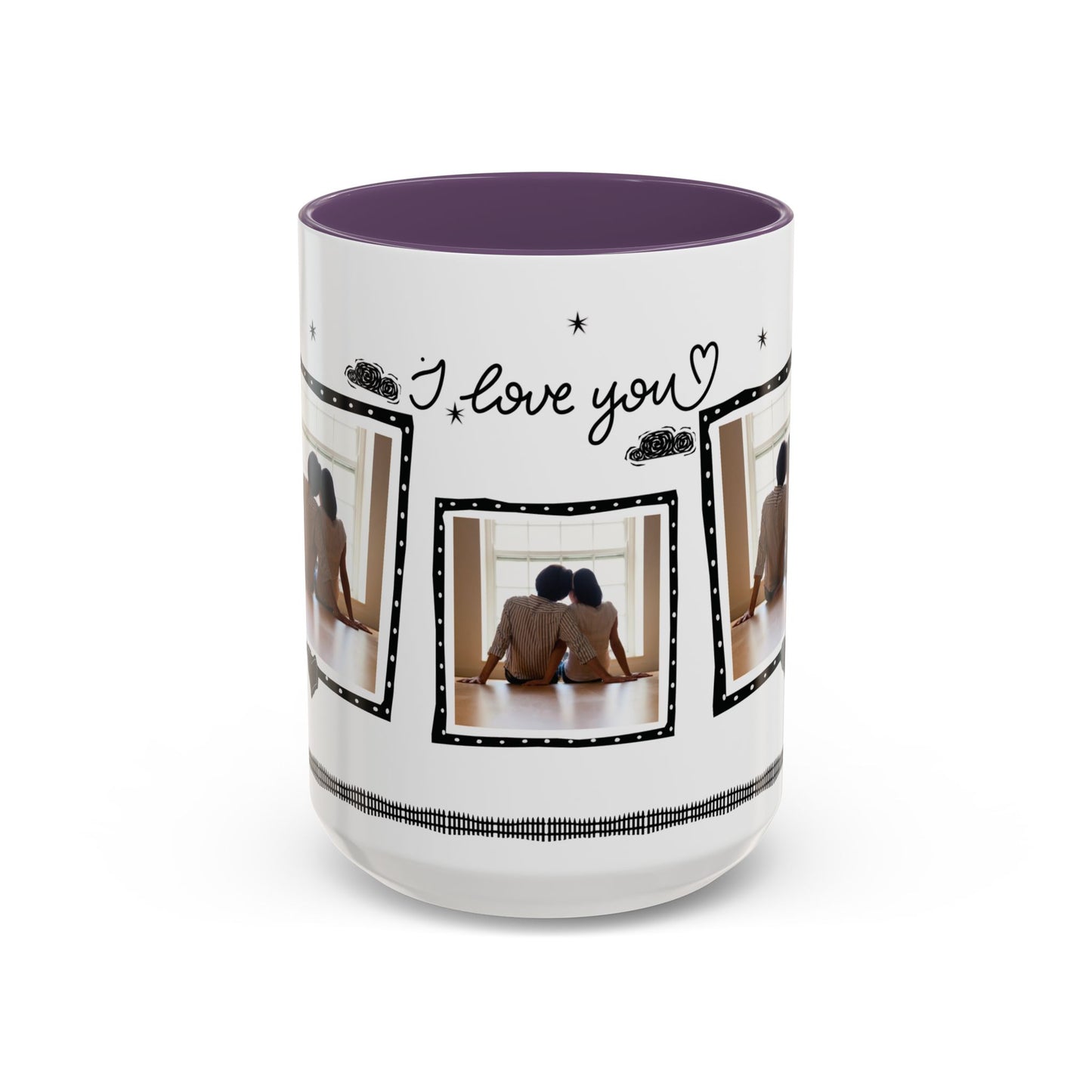 Personalized Photo Coffee Mug — I Love You Romantic Couples Gift | 11oz & 15oz