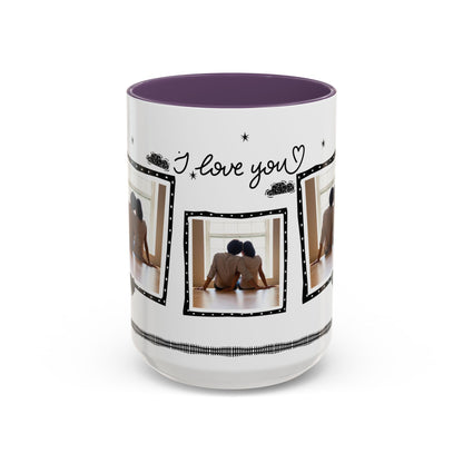 Personalized Photo Coffee Mug — I Love You Romantic Couples Gift | 11oz & 15oz