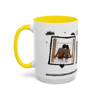 Personalized Photo Coffee Mug — I Love You Romantic Couples Gift | 11oz & 15oz