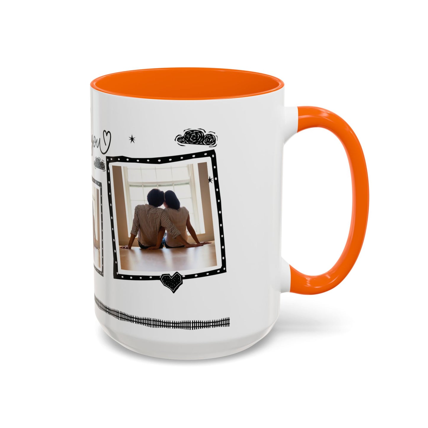 Personalized Photo Coffee Mug — I Love You Romantic Couples Gift | 11oz & 15oz