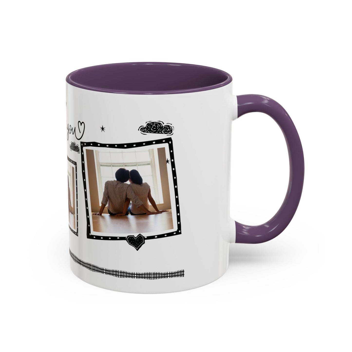 Personalized Photo Coffee Mug — I Love You Romantic Couples Gift | 11oz & 15oz