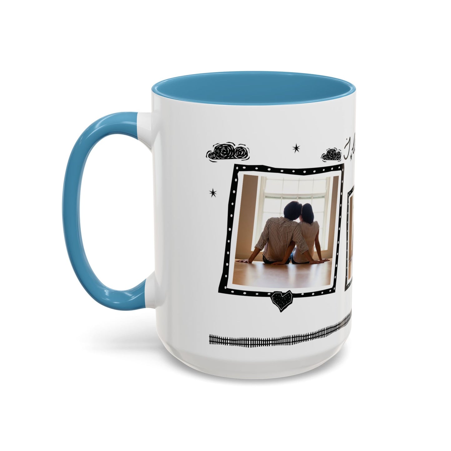 Personalized Photo Coffee Mug — I Love You Romantic Couples Gift | 11oz & 15oz