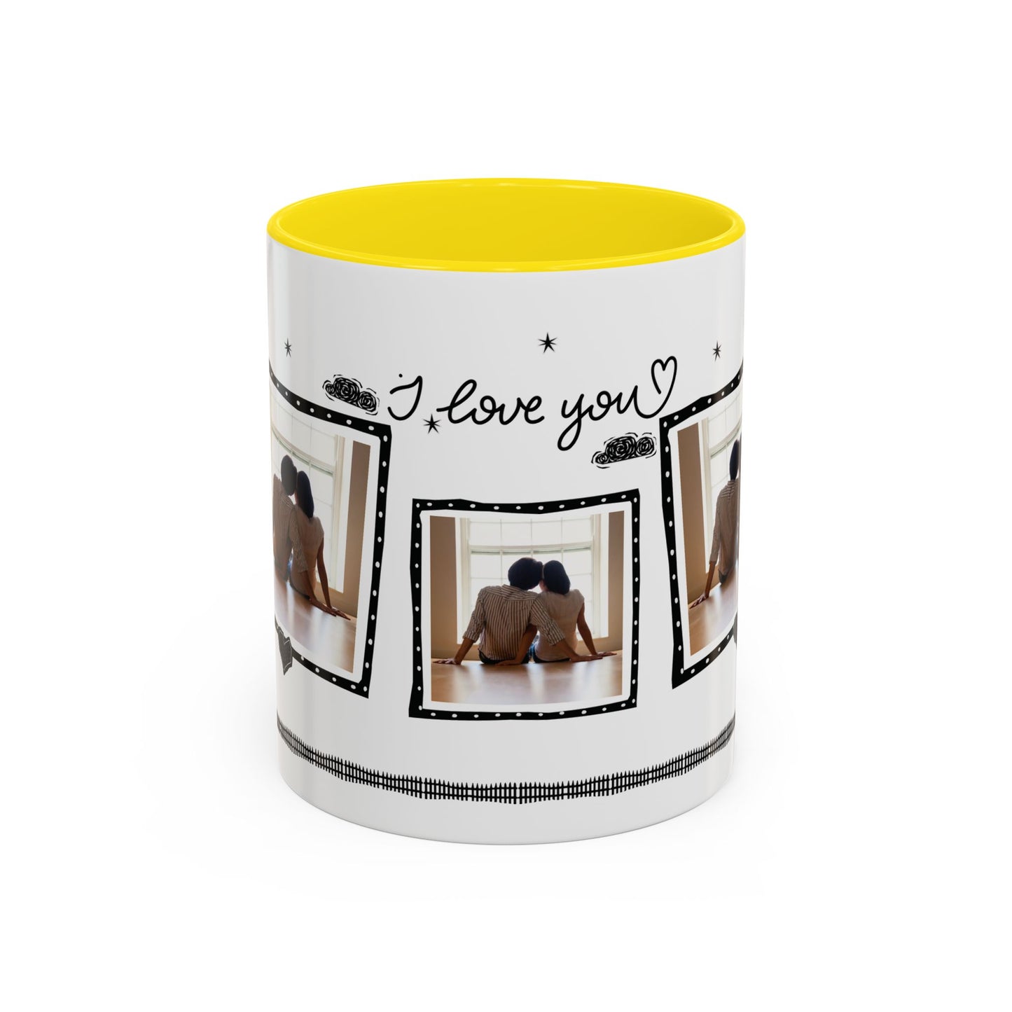 Personalized Photo Coffee Mug — I Love You Romantic Couples Gift | 11oz & 15oz