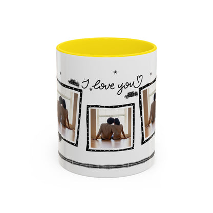 Personalized Photo Coffee Mug — I Love You Romantic Couples Gift | 11oz & 15oz