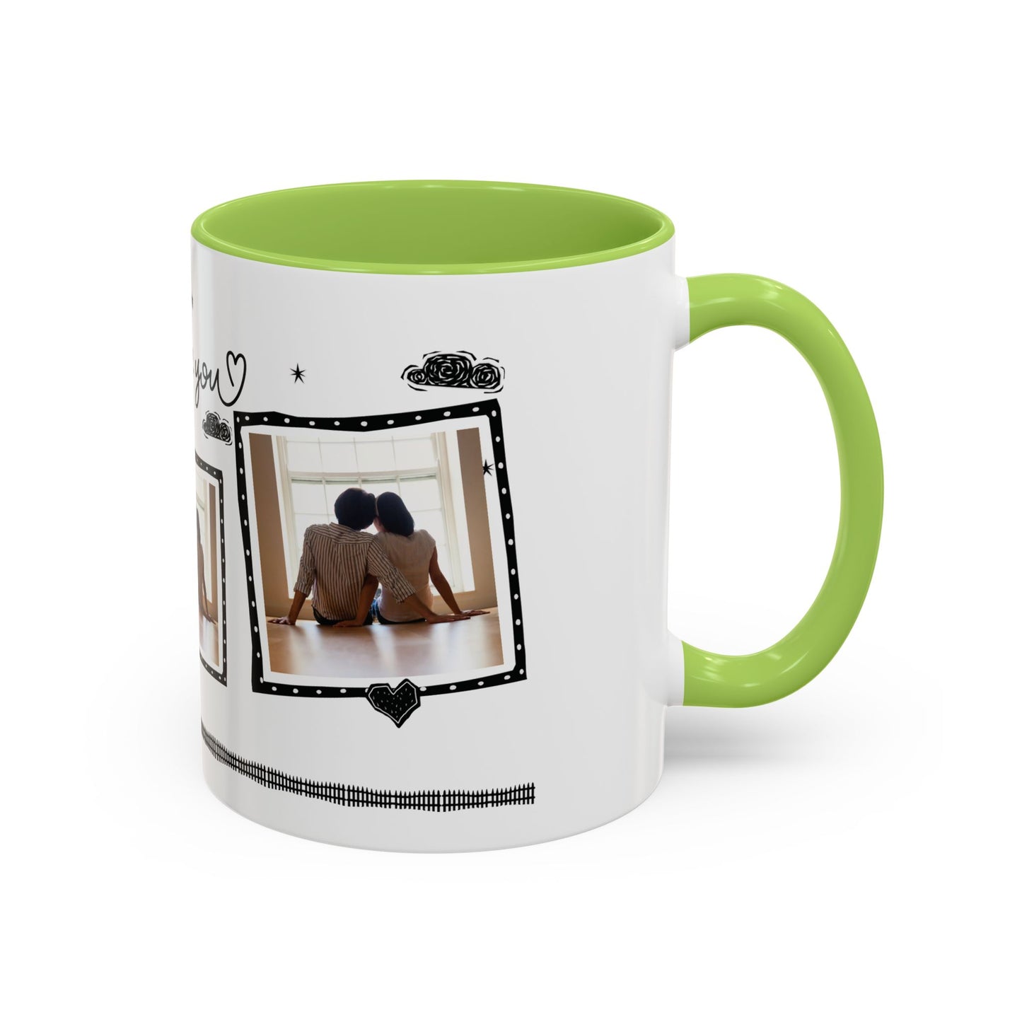 Personalized Photo Coffee Mug — I Love You Romantic Couples Gift | 11oz & 15oz
