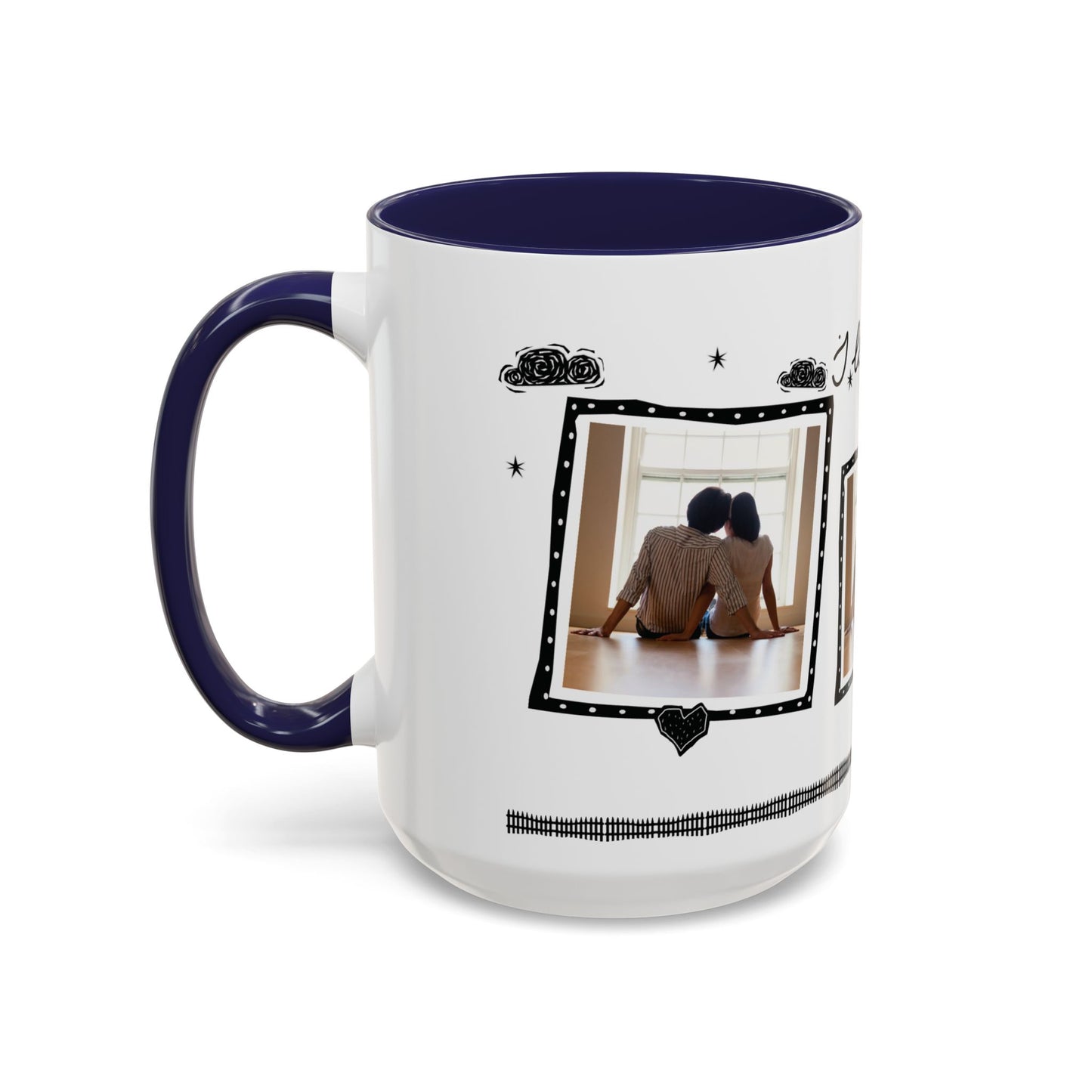 Personalized Photo Coffee Mug — I Love You Romantic Couples Gift | 11oz & 15oz