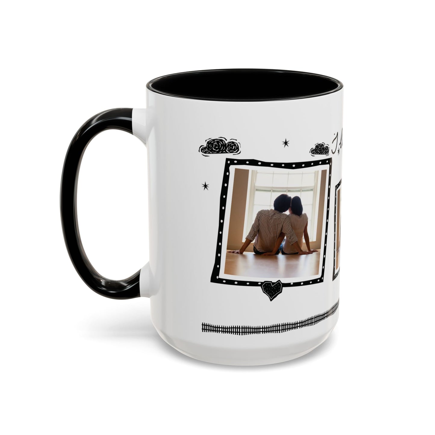 Personalized Photo Coffee Mug — I Love You Romantic Couples Gift | 11oz & 15oz