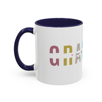 Personalized Grandma Mug with Grandkids Names — Custom Gift for Grandma | 11oz