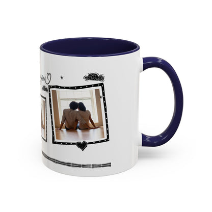Personalized Photo Coffee Mug — I Love You Romantic Couples Gift | 11oz & 15oz