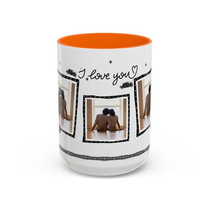 Personalized Photo Coffee Mug — I Love You Romantic Couples Gift | 11oz & 15oz