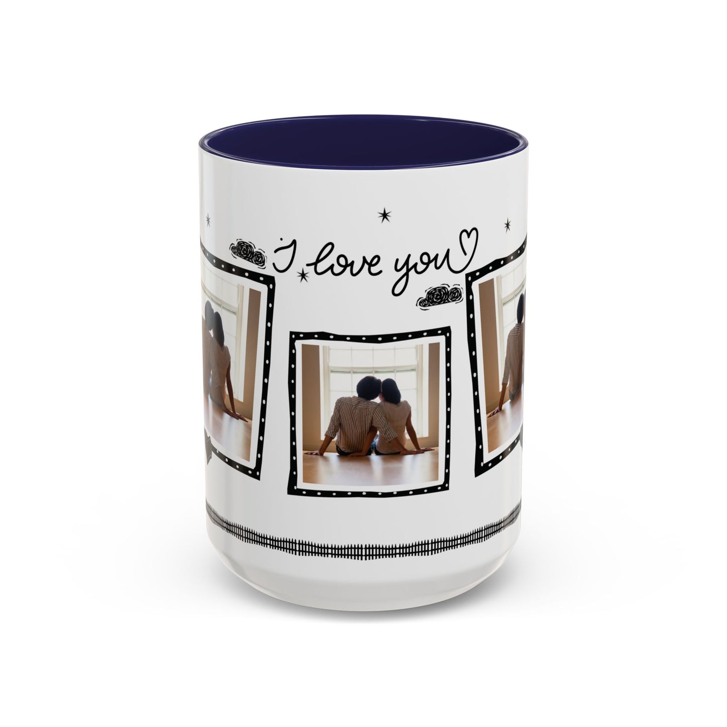 Personalized Photo Coffee Mug — I Love You Romantic Couples Gift | 11oz & 15oz