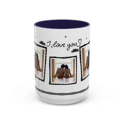 Personalized Photo Coffee Mug — I Love You Romantic Couples Gift | 11oz & 15oz