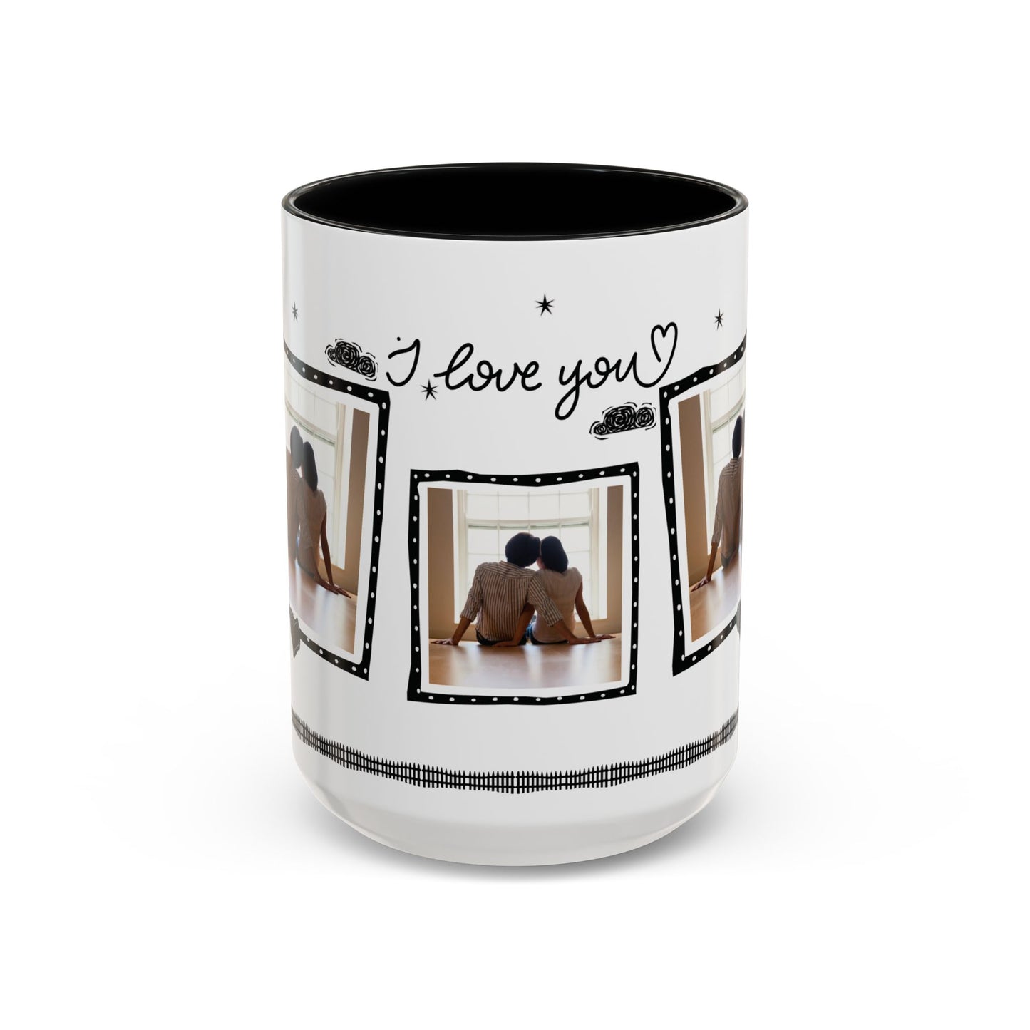 Personalized Photo Coffee Mug — I Love You Romantic Couples Gift | 11oz & 15oz