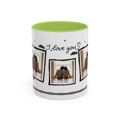 Personalized Photo Coffee Mug — I Love You Romantic Couples Gift | 11oz & 15oz