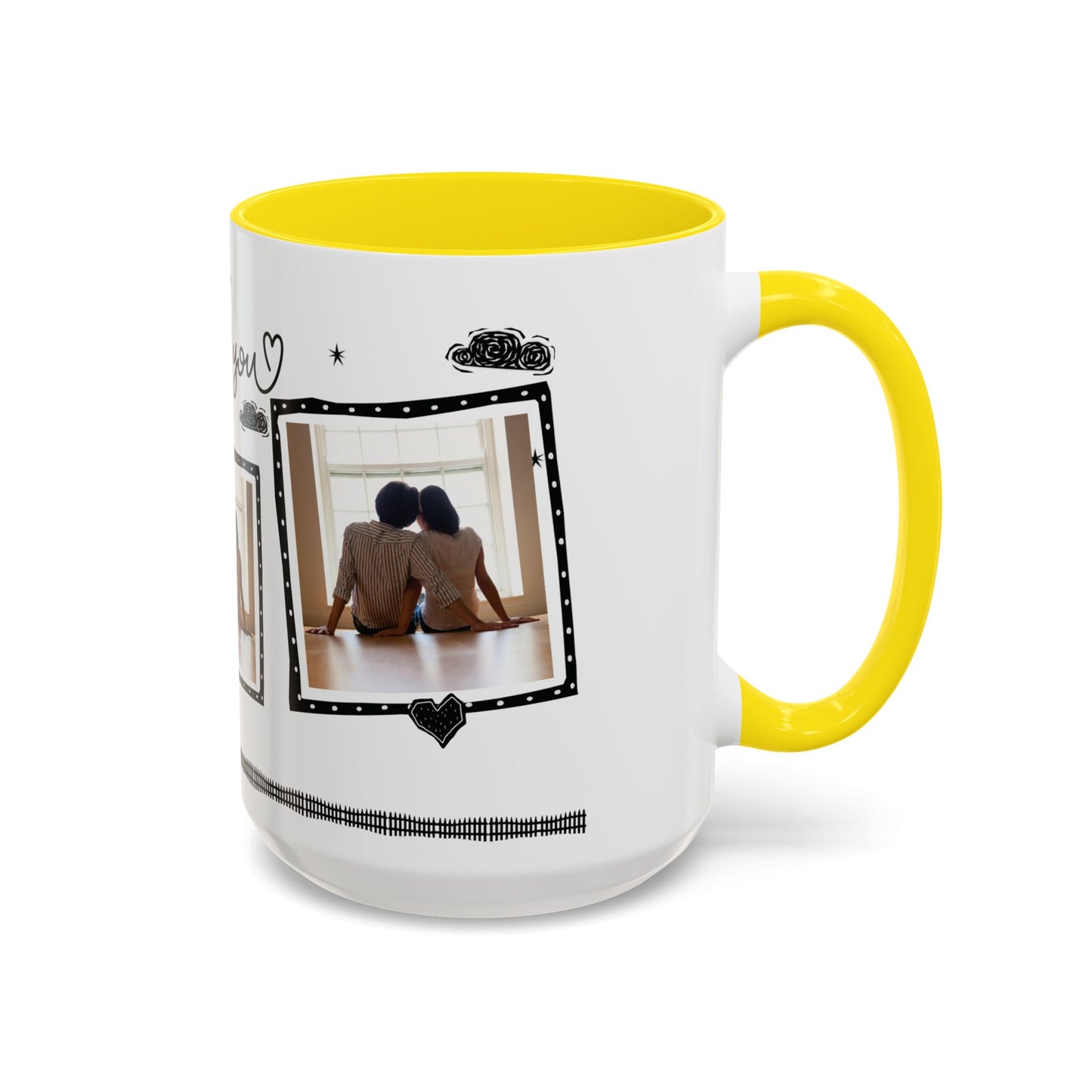 Personalized Photo Coffee Mug — I Love You Romantic Couples Gift | 11oz & 15oz