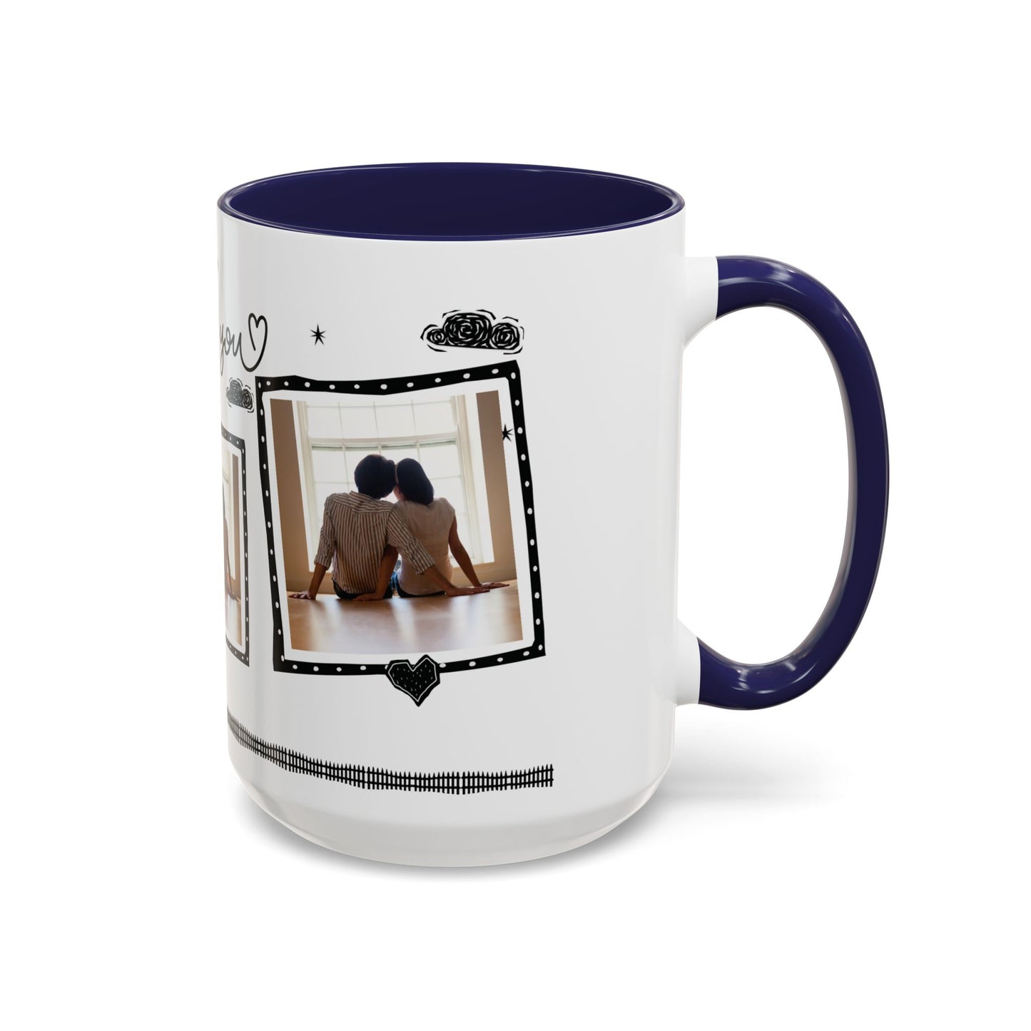 Personalized Photo Coffee Mug — I Love You Romantic Couples Gift | 11oz & 15oz