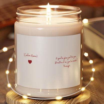 Personalized Love Quote Soy Candle | Romantic Gift for Her — 9oz (9 Scents)