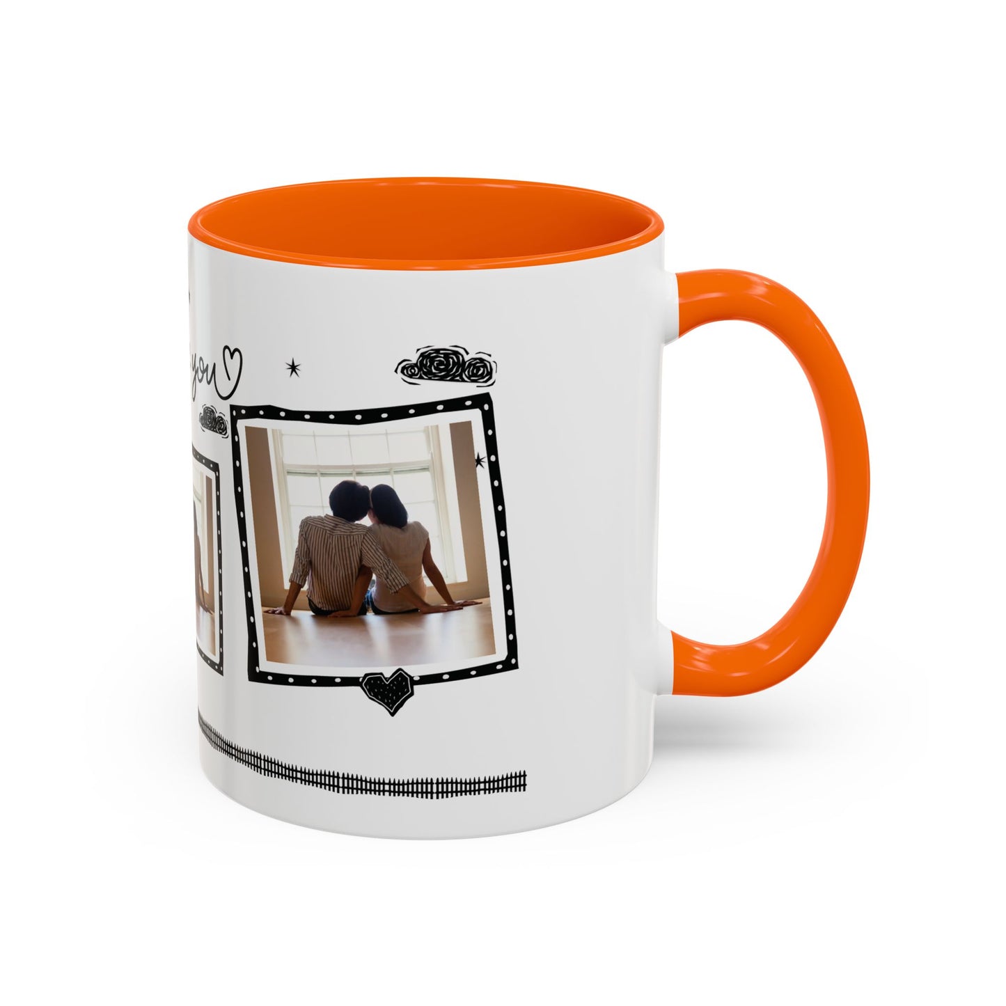 Personalized Photo Coffee Mug — I Love You Romantic Couples Gift | 11oz & 15oz