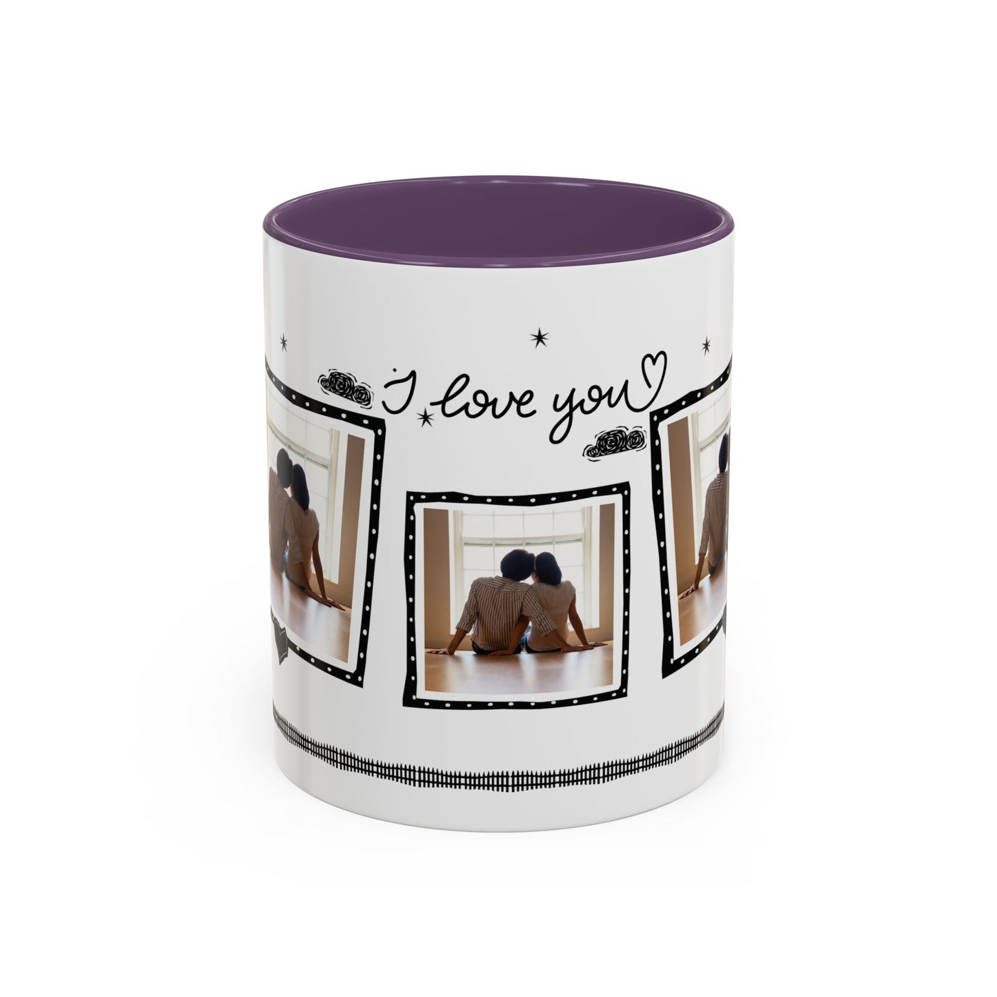 Personalized Photo Coffee Mug — I Love You Romantic Couples Gift | 11oz & 15oz