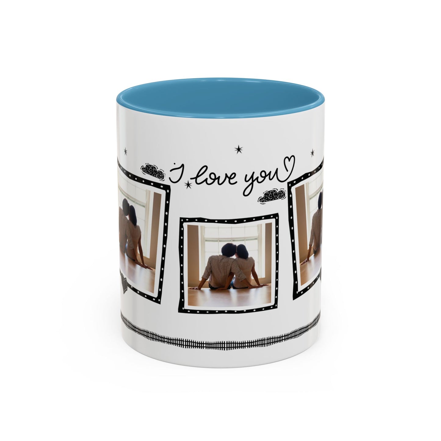Personalized Photo Coffee Mug — I Love You Romantic Couples Gift | 11oz & 15oz