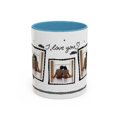 Personalized Photo Coffee Mug — I Love You Romantic Couples Gift | 11oz & 15oz