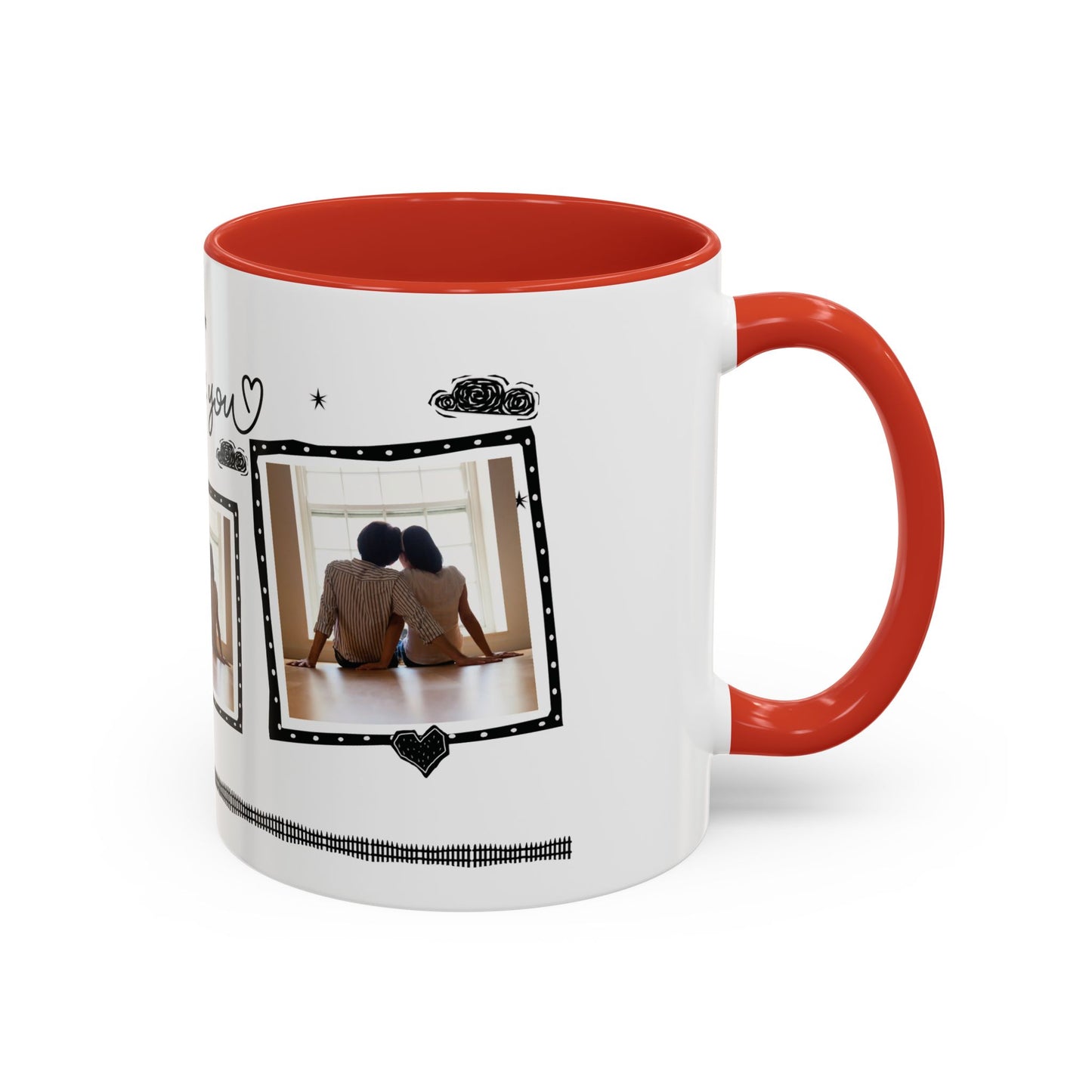 Personalized Photo Coffee Mug — I Love You Romantic Couples Gift | 11oz & 15oz