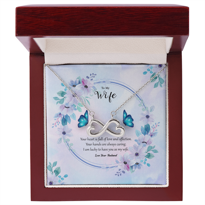 Endless Love Infinity Heart Necklace | Gift for Wife