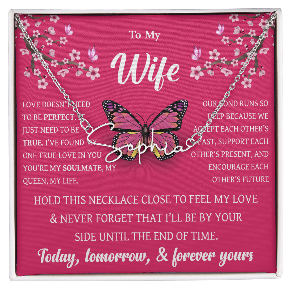 Personalized Name Necklace – Meaningful Gift for Wife