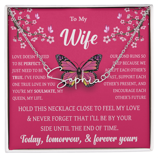 Personalized Name Necklace – Meaningful Gift for Wife