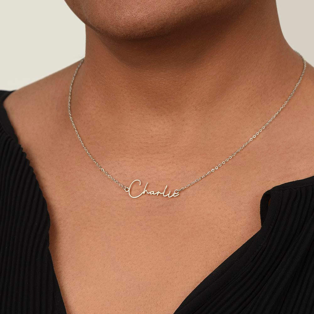 Personalized Name Necklace – Meaningful Gift for Wife