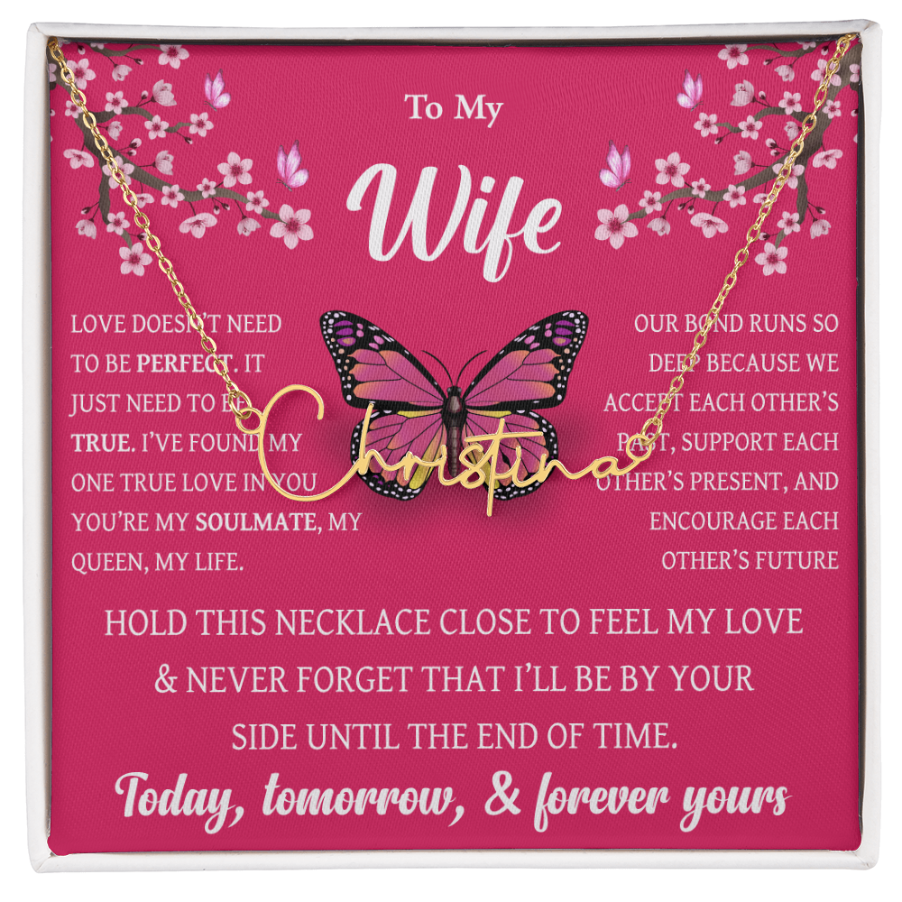 Personalized Name Necklace – Meaningful Gift for Wife