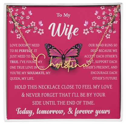 Personalized Name Necklace – Meaningful Gift for Wife